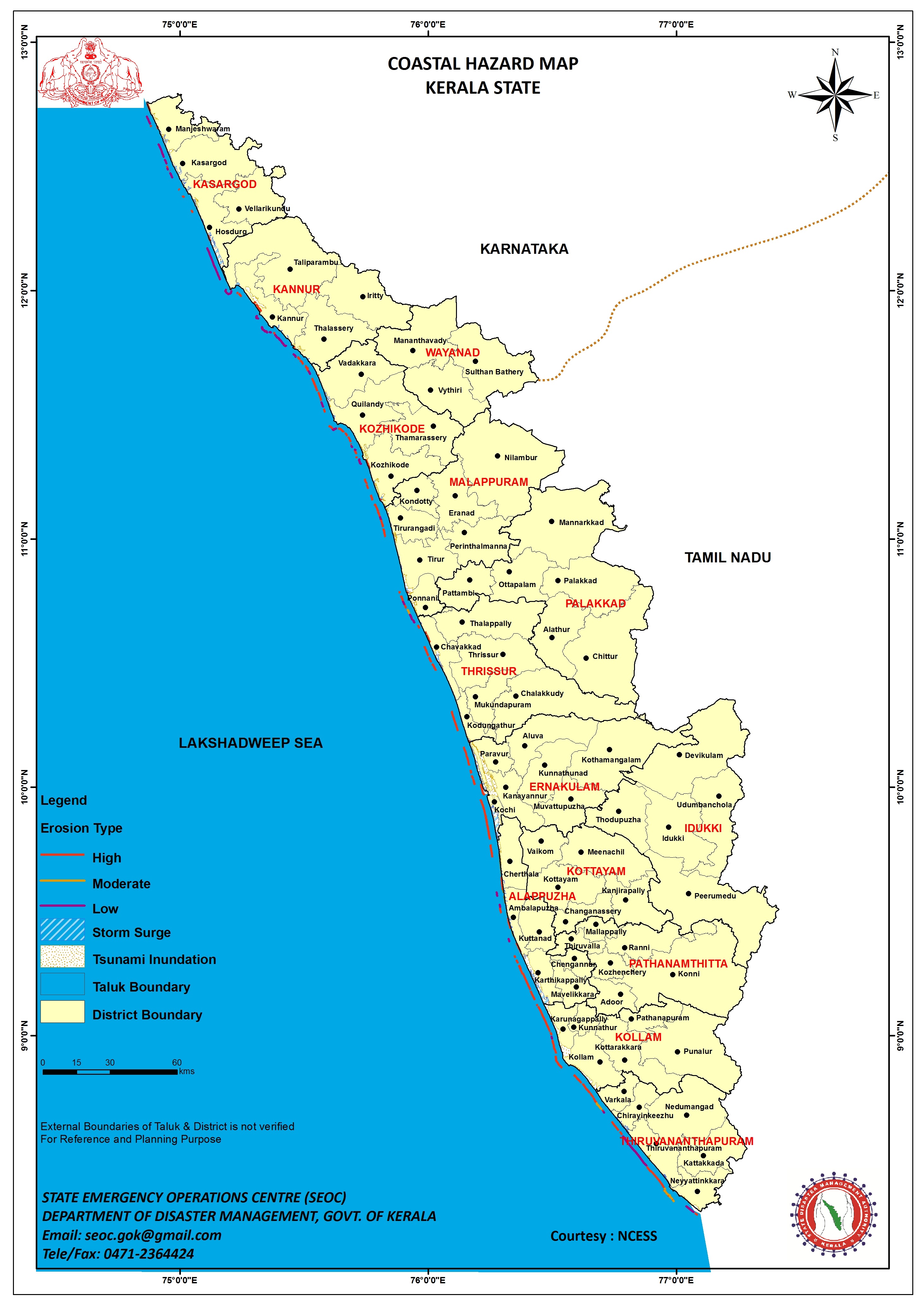 Maps - Kerala State Disaster Management Authority